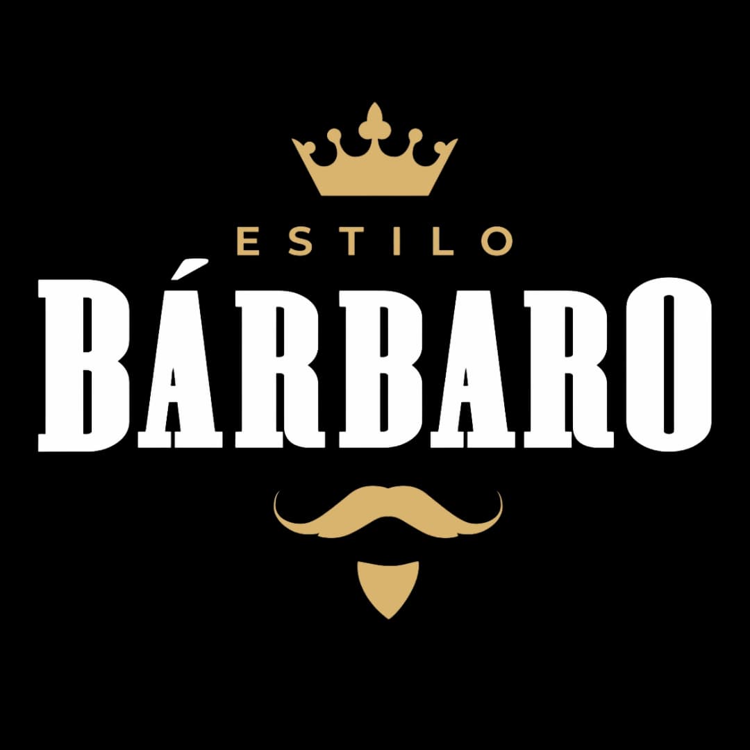 Estilo Bárbaro Barbería Premium Logo